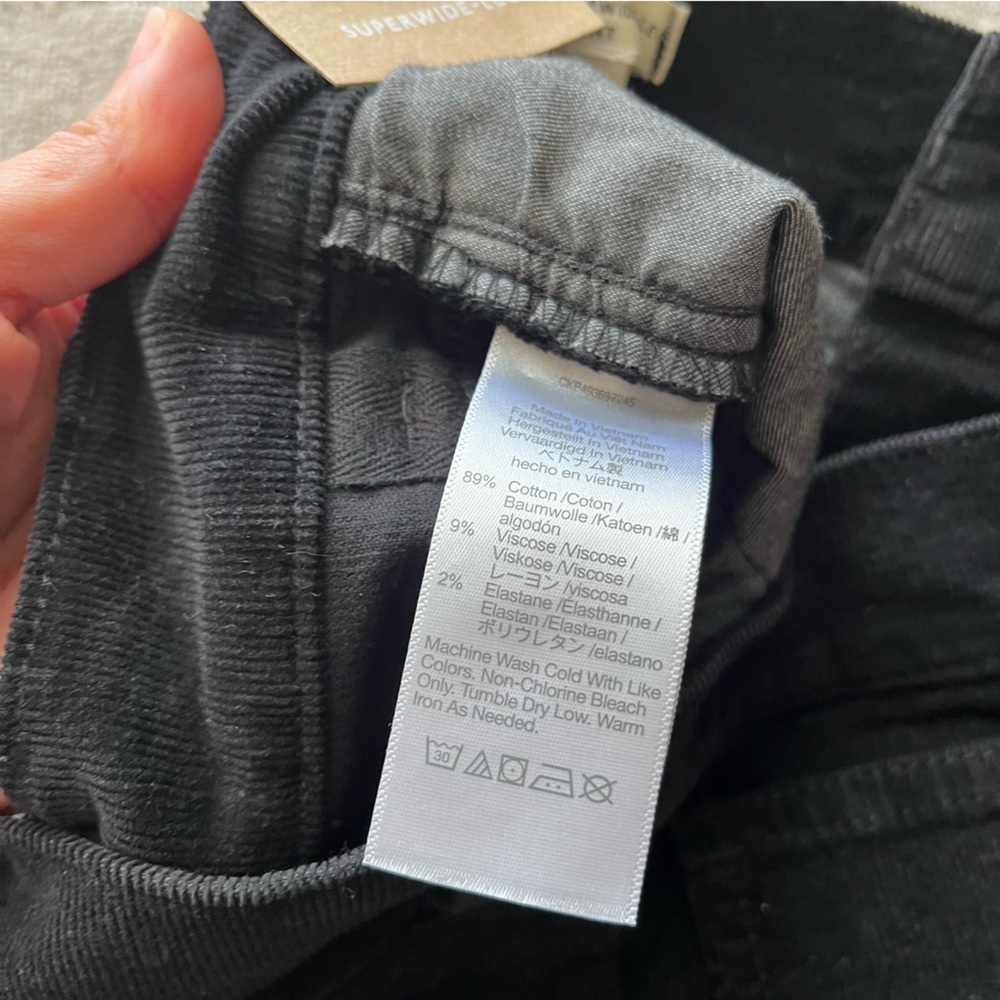 Madewell Superwide-Leg Pants in Corduroy Size 27 NWT - Picture 6 of 6